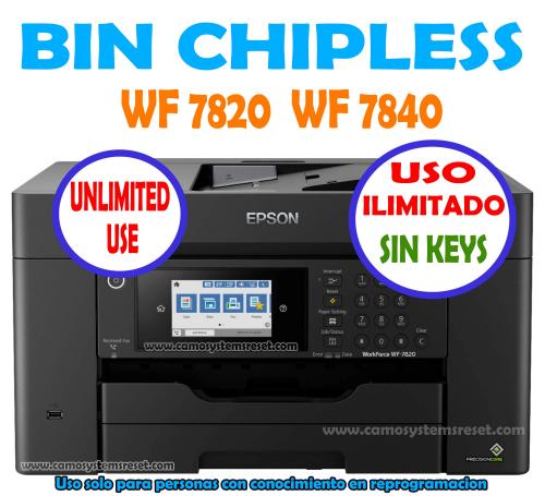 *Chip virtual para impressora WF7820 WF7840   - Imagen 1